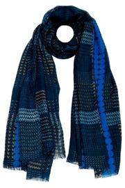  Houndstooth Print Scarf