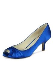  Romantic Blue Satin Heel