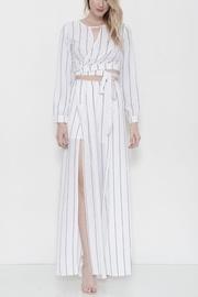  Striped Flare Pant Set