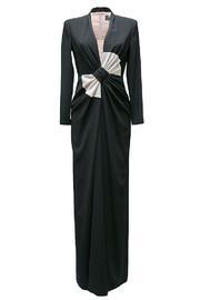  Bow Front Maxi Dress