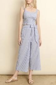  Striped Culotte Pants