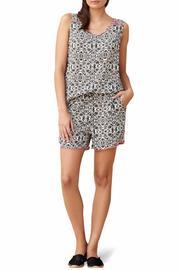  Black Pattern Top