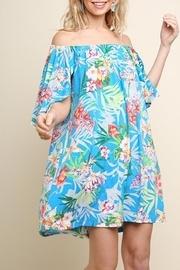 Turquoise Floral Dress