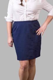 Ponte Skirt Blue