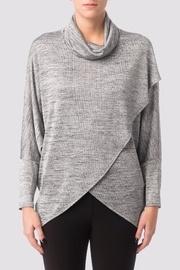  Melange Wrap Tunic