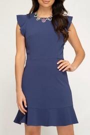 Flutter Heavy-knit Dress