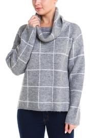  Cowl Checker Sweater