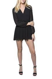  Black Chiffon Romper