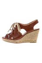  Lace Up Wedge Espadrille