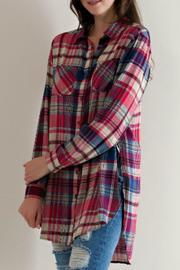 Magenta Plaid Shirt