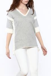  Grey Woven Sweatshirt