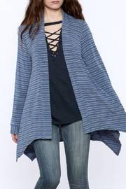  Blue Flowy Cardigan