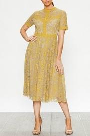  Mustard Crochet Dress