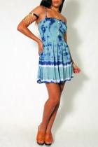  Tie-die Flare Dress