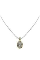  Vertical-oval Pave Necklace