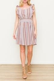  Tie-back Ruffle Mini