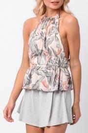  Halter Peplum Top