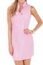  Pink Seersucker Dress