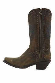  Antiqued Zipper Boot