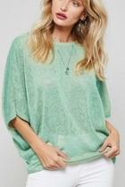  Low Back-knotted Knit-top