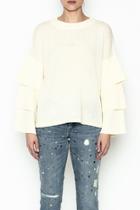  Tiered Sleeve Sweater