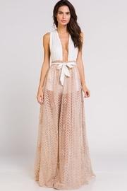  Arrow Embroidered Dress