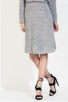 A-line Knit Skirt