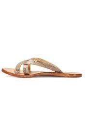  Faux Snake Sandal