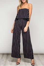  Striped Tube Jumpsuit