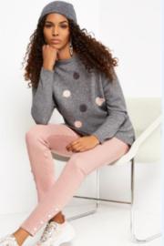  Sweater With Heart Dots