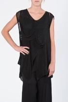  Black Vest Sweater