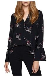  Floral Flutter Top