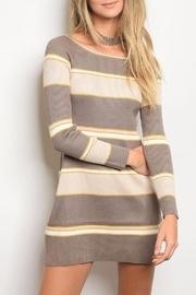  Mustard Stripe Dress