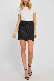  Maquinna Faux Leather Skirt