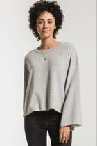  Fleece Flare Sleeve Pullover