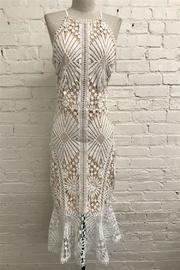  Halter-neck Lace Dress