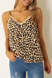  Leopard Lace Top