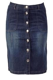  A-line Denim Skirt