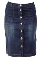  A-line Denim Skirt