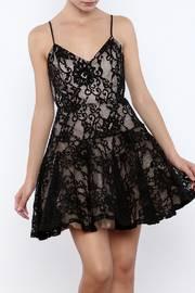  Lace Fit Flare Dress