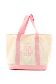  Canvas Pink White Tote