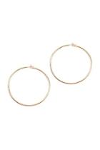  Thick-wire 60-mm-hoop Earrings