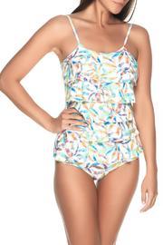  African Ruffle One-piece