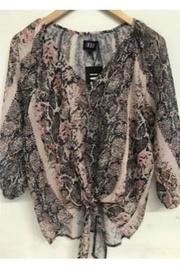  Snake Chiffon Top