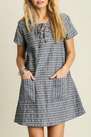  Striped Shift Dress