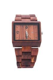  Rectangular Sandalwood Watch