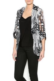  Sheer Polka-dot Blazer