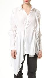  Asymmetrical Ruched Shirt