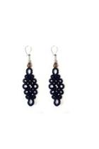  Black Needlepoint Earrings