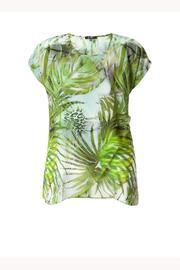  Tropical Print Blouse
